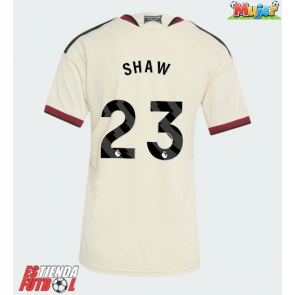 Manchester United Luke Shaw #23 Tercera Equipación Mujer 2026-27 Manga Corta